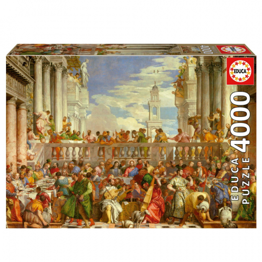 Educa Pussel: Veronese, The Wedding At Cana 4000 Bitar i gruppen Nyheter hos Spelexperten (80-19949)