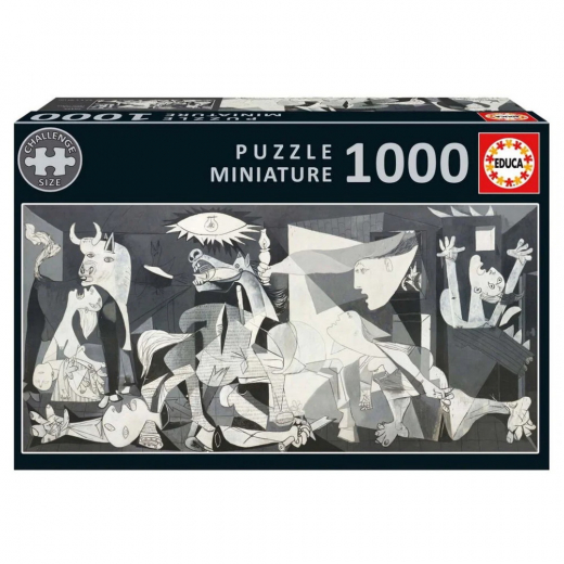 Educa Miniature Pussel: Guernica, Pablo Picasso 1000 Bitar i gruppen PUSSEL / 1000 bitar hos Spelexperten (80-20375)
