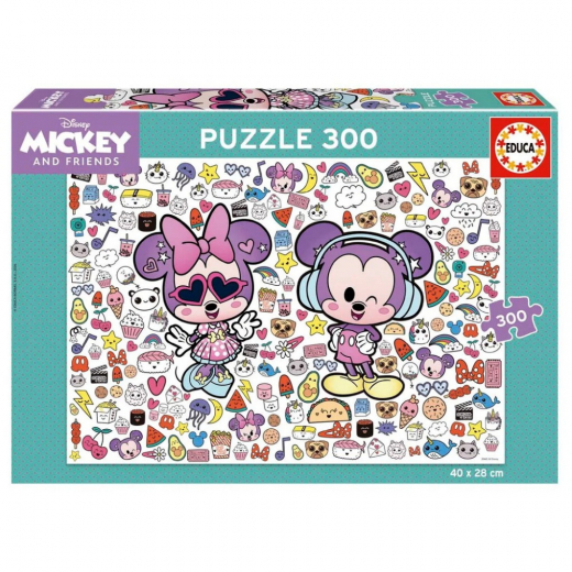 Educa Pussel: Disney Mickey and friends 300 Bitar i gruppen PUSSEL / Educa hos Spelexperten (80-20465)