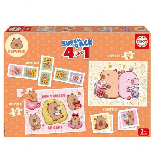 Capyfun - Super Pack 4in1 i gruppen PUSSEL / Barnpussel hos Spelexperten (80-20481)