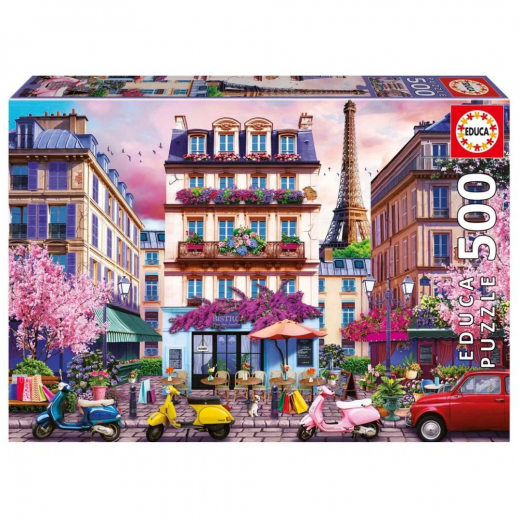 Educa Pussel: Paris Shopping District 500 Bitar i gruppen PUSSEL / < 750 bitar hos Spelexperten (80-20548)