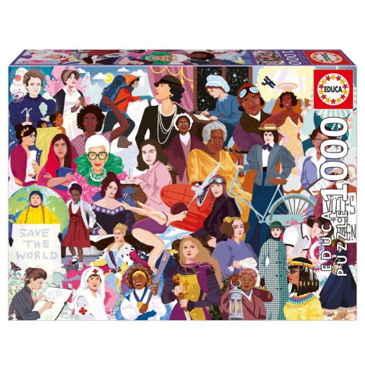 Educa Pussel: Iconic Women 1000 Bitar i gruppen PUSSEL / 1000 bitar hos Spelexperten (80-20556)