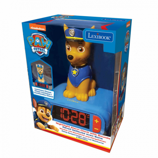 Väckarklocka Paw Patrol Chase  i gruppen LEKSAKER / Roliga prylar / Disco hos Spelexperten (80104)