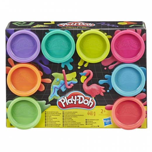 Play-Doh Neon 8-Pack i gruppen LEKSAKER / Play-Doh hos Spelexperten (802632)