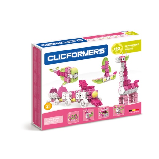 Clicformers - Blossom Set - 150 delar i gruppen LEKSAKER / Byggklossar / Clics hos Spelexperten (805003)