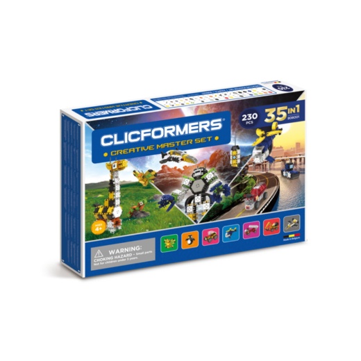 Clicformers - Creative Master Set - 230 delar i gruppen LEKSAKER / Byggklossar / Clics hos Spelexperten (808001)