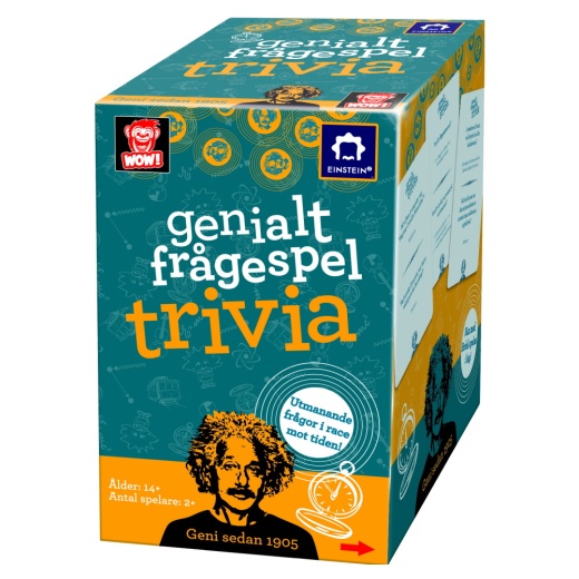 Genialt Frågespel - Trivia i gruppen SÄLLSKAPSSPEL / Familjespel hos Spelexperten (81040)