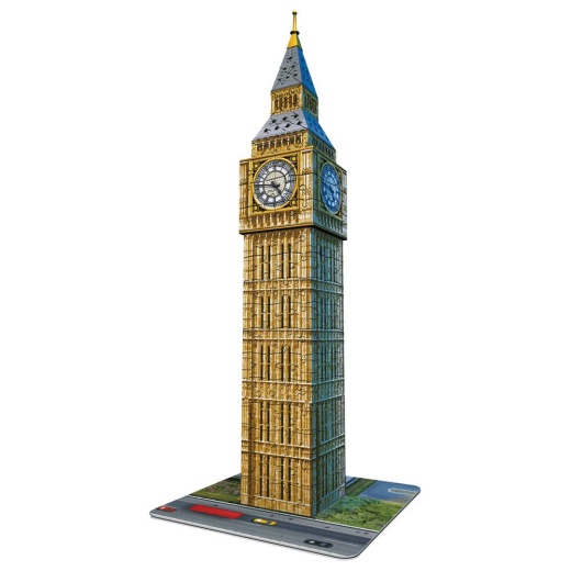 Big Ben pusselbyggnad 3D - 216 bitar i gruppen PUSSEL / 3D pussel hos Spelexperten (8125548)