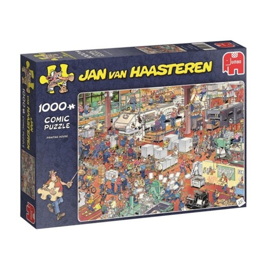 Jan van Haasteren Pussel - Printing House 1000 bitar i gruppen  hos Spelexperten (81453BB)
