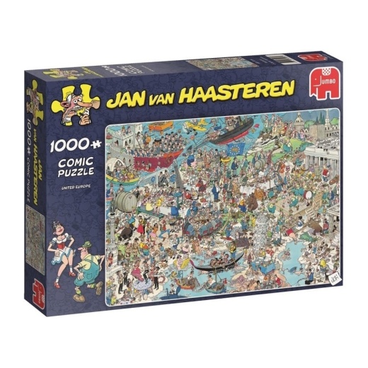 Jan van Haasteren Pussel - United Europe 1000 bitar i gruppen  hos Spelexperten (81453DD)