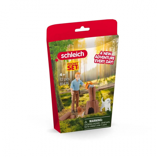 Schleich Pocket Set - Skogsskötare i gruppen LEKSAKER / Figurer och lekset / Schleich hos Spelexperten (81475)
