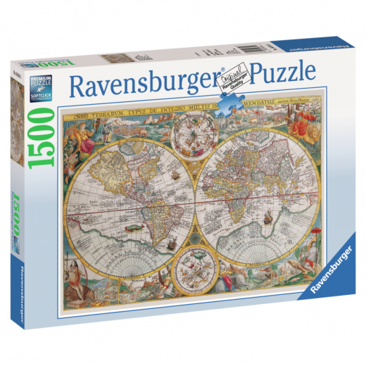 Ravensburger Pussel: Historisk Världskarta 1500 Bitar i gruppen  hos Spelexperten (8163816)