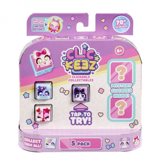Clickeez Klickbara Samlarobjekt 5-pack i gruppen LEKSAKER / Fidgets hos Spelexperten (82025026)
