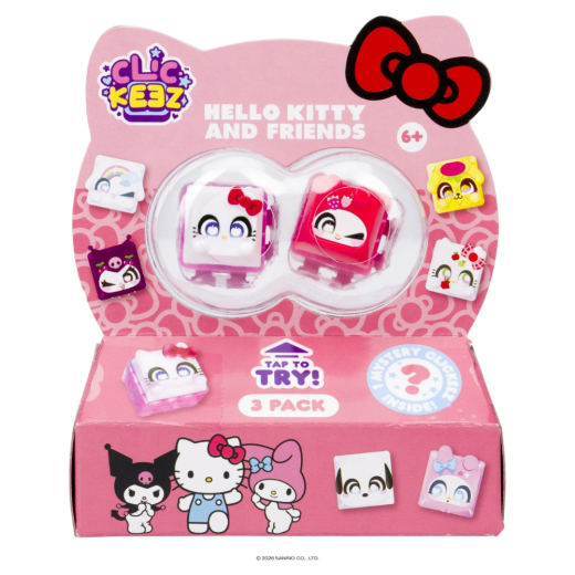 Clickeez Hello Kitty & Friends 3-pack i gruppen LEKSAKER hos Spelexperten (82026011)