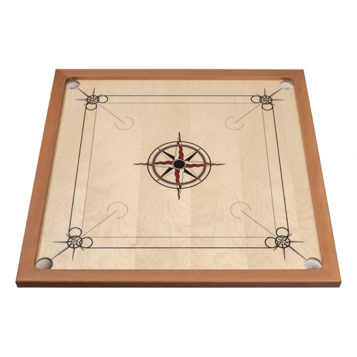 Carrom Standard Star Black-Red i gruppen SPELBORD / Carrom hos Spelexperten (8210)