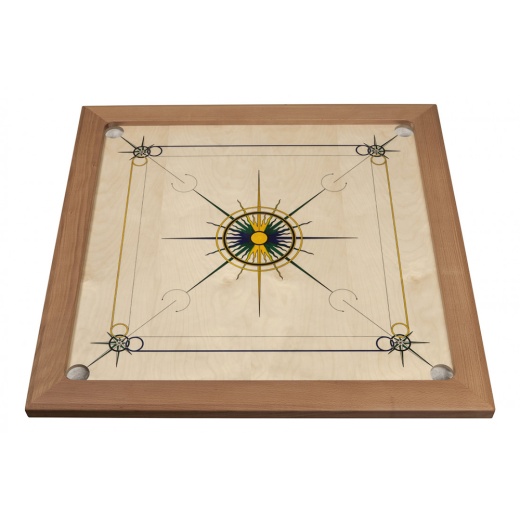 Carrom Superior Blue-Yellow-Green i gruppen SPELBORD / Carrom hos Spelexperten (8231)