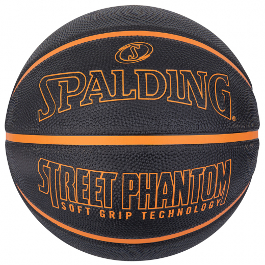 Spalding Street Phantom Black/Orange Basketball sz 7 i gruppen UTOMHUSSPEL / Basket hos Spelexperten (84383Z)