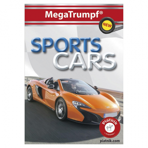 MegaTrumpf Kvartett Sports Cars i gruppen SÄLLSKAPSSPEL / Kortspel hos Spelexperten (85-423314)