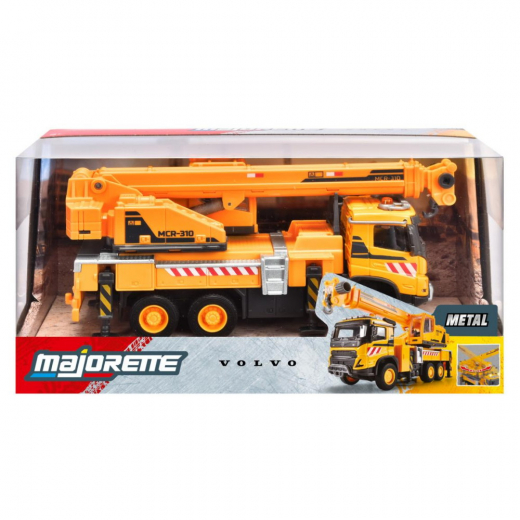 Majorette - Volvo Lastbilskran 1:45 i gruppen LEKSAKER / Leksaksfordon hos Spelexperten (8503723006)