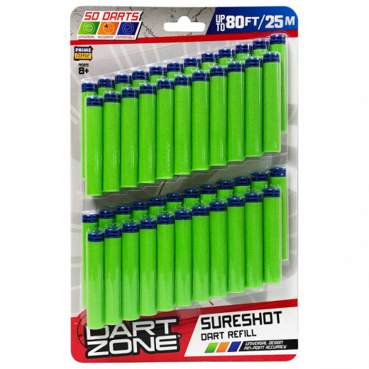 DART ZONE - Refill - 50 St i gruppen LEKSAKER / Actionlek hos Spelexperten (85548011)