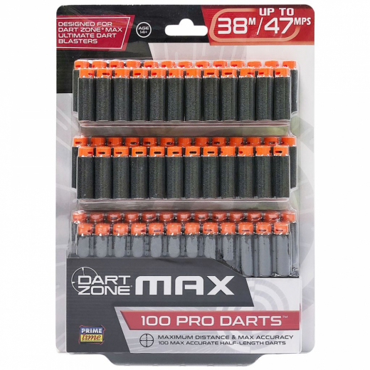 DART ZONE - Max Refill Half Length - 100 st i gruppen LEKSAKER / Actionlek hos Spelexperten (85548040)