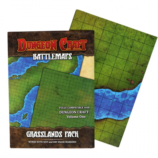 Dungeon Craft: BattleMap - Grasslands i gruppen SÄLLSKAPSSPEL hos Spelexperten (85G008)