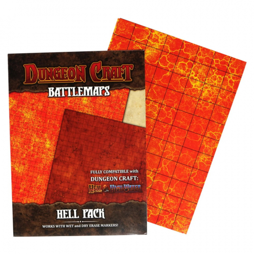 Dungeon Craft: BattleMap - Hell i gruppen SÄLLSKAPSSPEL / Tillbehör hos Spelexperten (85G009)