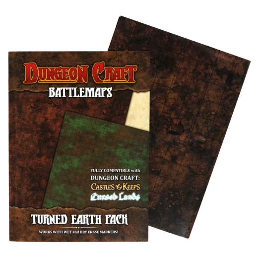Dungeon Craft: BattleMap - Turned Earth i gruppen SÄLLSKAPSSPEL / Tillbehör hos Spelexperten (85G010)
