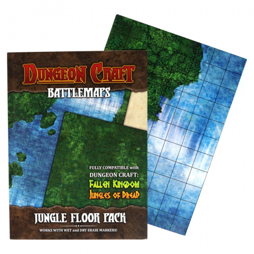 Dungeon Craft: BattleMap - Jungle Floor i gruppen SÄLLSKAPSSPEL / Tillbehör hos Spelexperten (85G013)