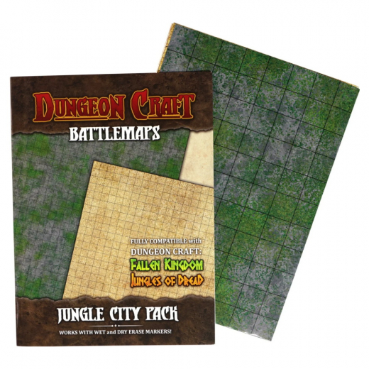 Dungeon Craft: BattleMap - Jungle City i gruppen SÄLLSKAPSSPEL / Tillbehör hos Spelexperten (85G014)