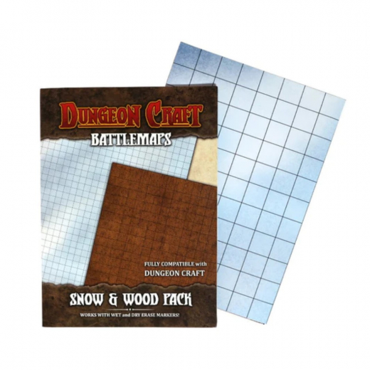 Dungeon Craft: BattleMap - Snow & Wood i gruppen SÄLLSKAPSSPEL / Tillbehör hos Spelexperten (85G016)