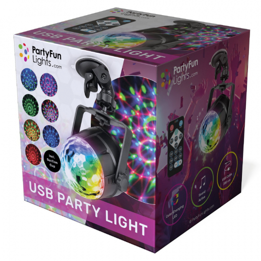 PFL Party Projector Disco Light i gruppen LEKSAKER / Roliga prylar / Disco hos Spelexperten (86163)