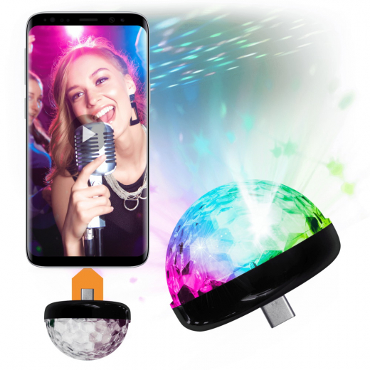 PFL USB-C Party Light i gruppen LEKSAKER / Roliga prylar / Disco hos Spelexperten (86190-C)