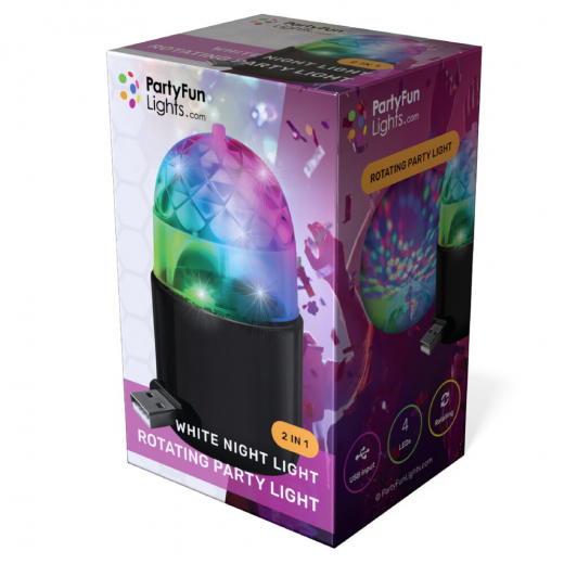 PFL Rotating Party Light i gruppen LEKSAKER / Roliga prylar / Disco hos Spelexperten (86247)