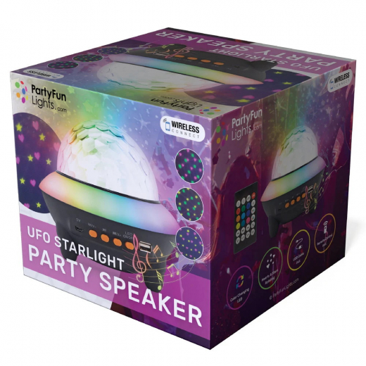 PFL UFO Starlight Party Speaker i gruppen LEKSAKER / Roliga prylar / Ljud & ljus hos Spelexperten (86361)