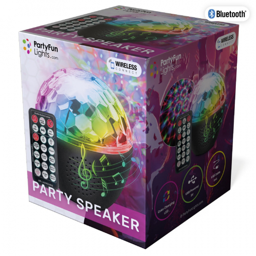PFL Party Speaker with Projector Light Effects i gruppen LEKSAKER / Roliga prylar / Ljud & ljus hos Spelexperten (86479)