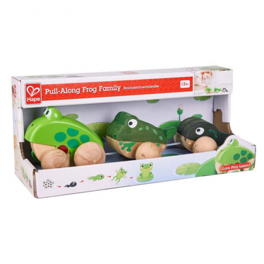 Hape Pull-Along Grodfamilj i gruppen LEKSAKER / Barn & baby hos Spelexperten (87-0365)