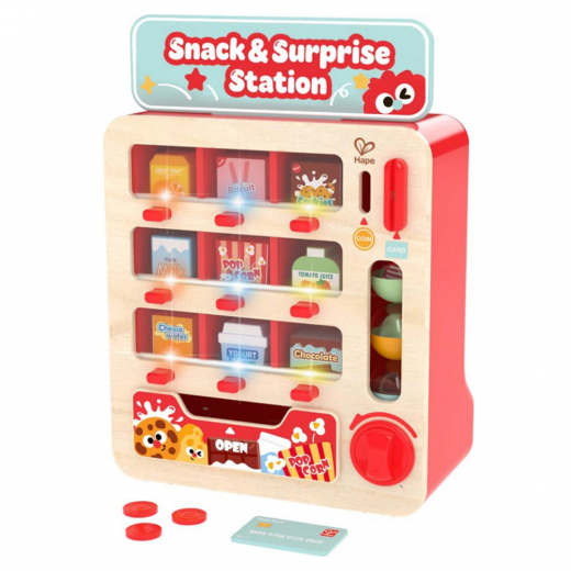 Hape Fantastic Vending Machine i gruppen LEKSAKER / Rollek / Leksakskök hos Spelexperten (87-3238)