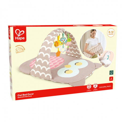 Hape Uggle Säng Oscar i gruppen LEKSAKER / Barn & baby / Barn & babyleksaker hos Spelexperten (87-8535)
