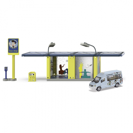 Siku World - Busshållplats i gruppen  hos Spelexperten (88550900)