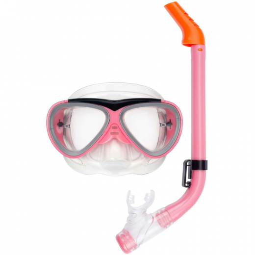 Snorkelset Junior, Rosa i gruppen LEKSAKER / Vattenlek / Simtillbehör hos Spelexperten (88DHR)