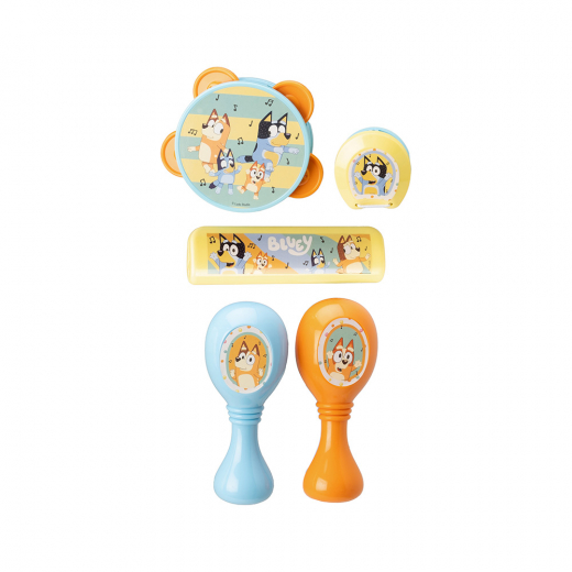 Bluey Mini Band Set i gruppen LEKSAKER / Barn & baby / Skallror & speldosor hos Spelexperten (89925001)