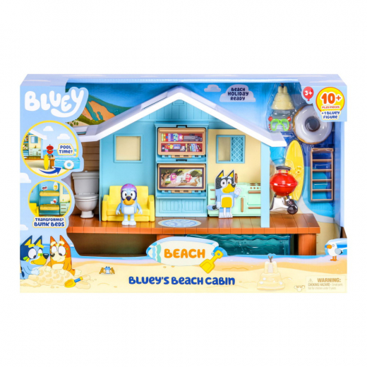 BLUEY Lekset med strandstuga i gruppen LEKSAKER / Figurer och lekset hos Spelexperten (90184)