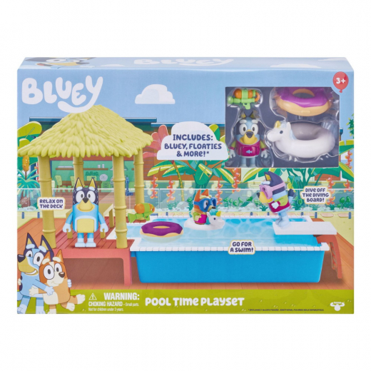 Blueys Pooltime-lekset i gruppen LEKSAKER / Figurer och lekset / Bluey hos Spelexperten (90204)