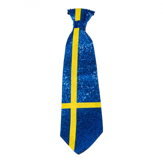 Glittrig Slips Sverige  i gruppen UTOMHUSSPEL / Fotboll / Supporterprylar / Sverige hos Spelexperten (90799)