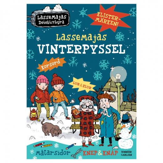 LasseMajas Detektivbyrå - Vinterpyssel med klistermärken i gruppen LEKSAKER / Barnböcker / Lassemajas Detektivbyrå hos Spelexperten (9178031221)