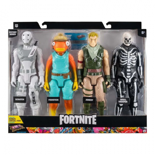Fortnite Victory Series 4-Pack - 30 cm i gruppen LEKSAKER / Figurer och lekset hos Spelexperten (922-1624)