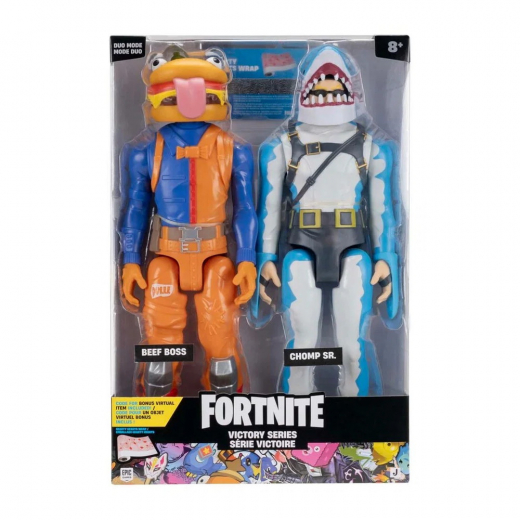 Fortnite Victory Series Duo Mode - Beef Boss & Chomp SR. - 30 cm i gruppen LEKSAKER / Figurer och lekset hos Spelexperten (922-1665-FNT1666)