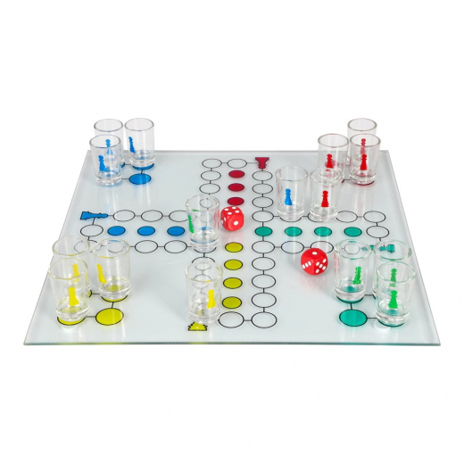 Ludo Drinking Game - Worth A Shot i gruppen SÄLLSKAPSSPEL / Festspel hos Spelexperten (93257)