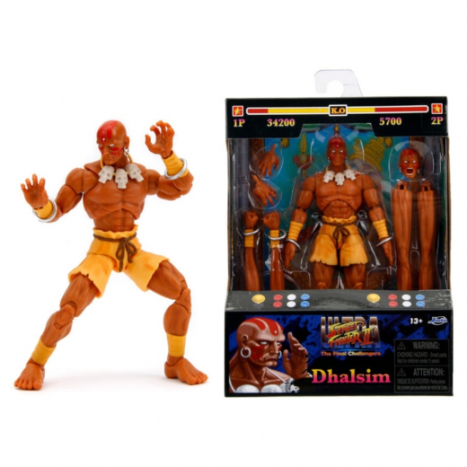Street Fighter II Actionfigur Dhalsim 15 cm i gruppen LEKSAKER / Figurer och lekset hos Spelexperten (9334220314R00)
